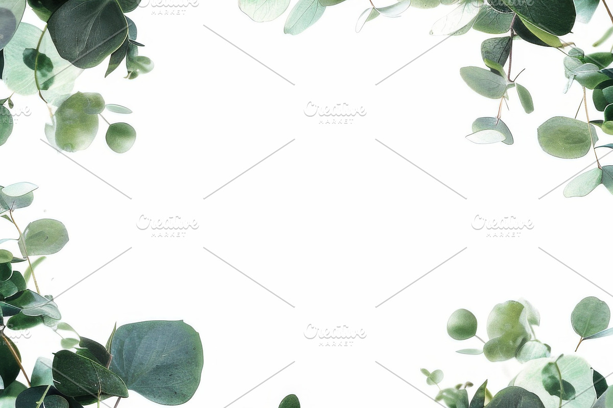 99 Frames of green leaves, a Nature Photo by Handmadefont (Photo 50 of 100)