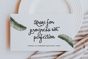 Karmeliya a Handwritten Script Font, a Script Font by Dawnside Graphic (Thumbnail 5 of 13)