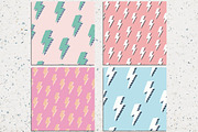 Abstract thunder digital paper, a Pattern Graphic by Norse Studio (Thumbnail 3 of 3)