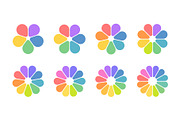 Flower petal circle diagram, an Object Graphic by Elena Pimukova (Thumbnail 1 of 9)