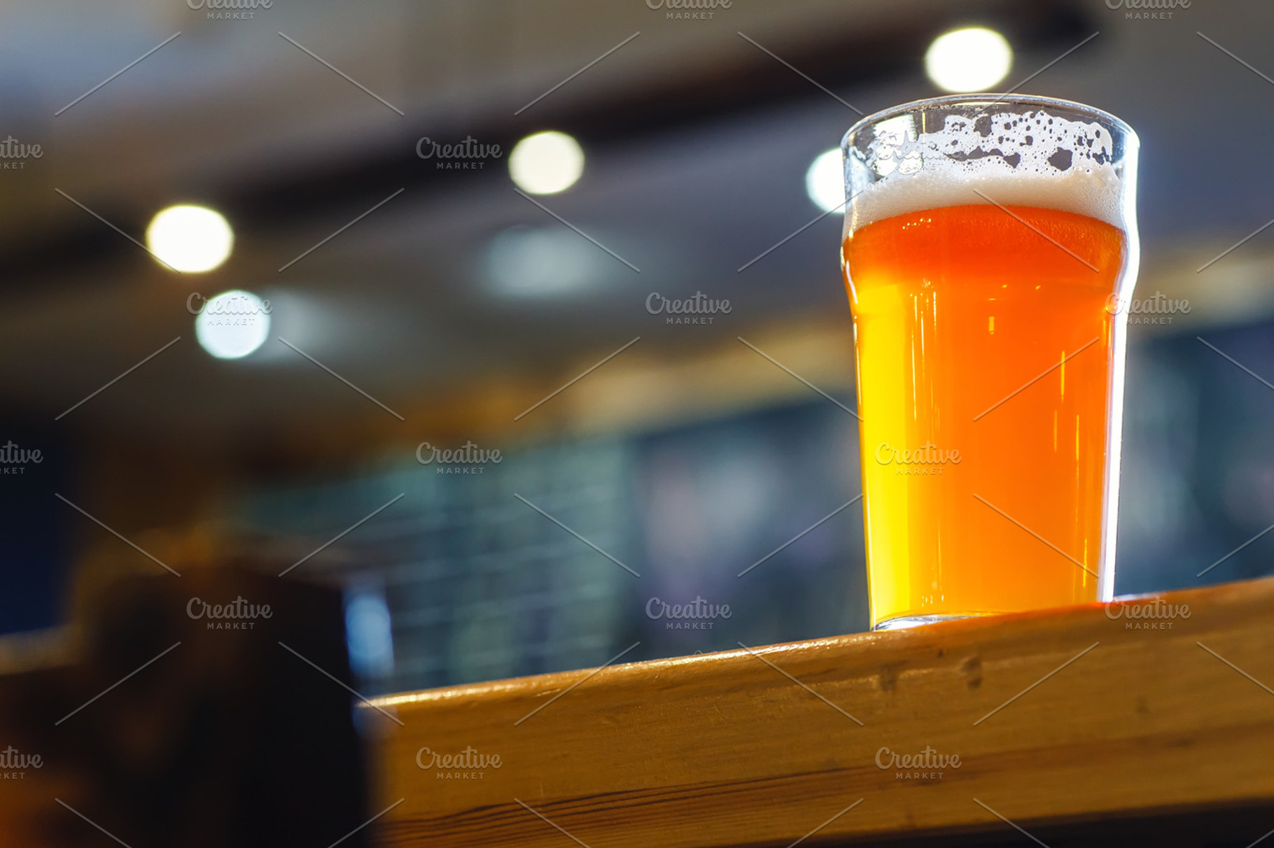 Pale ale in a pub stock photo containing alcohol and ale, a Food & Drink Photo by Hidden Hallow