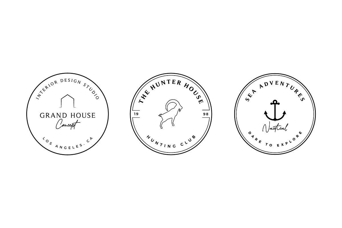 9 Stamp Logos, a Branding & Logo Template by ChicGraphix (Photo 4 of 9)