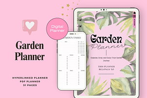 Digital Garden Planner, Hyperlinked