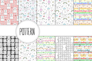 Funny Cats Patterns For Children!