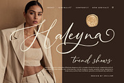 Calyvera – Quiet Signature Script, a Script Font by Inviline.co (Thumbnail 5 of 10)