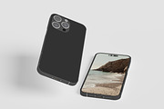 iphone 15 pro, an iPhone Mockup by kebunmockup (Thumbnail 4 of 5)