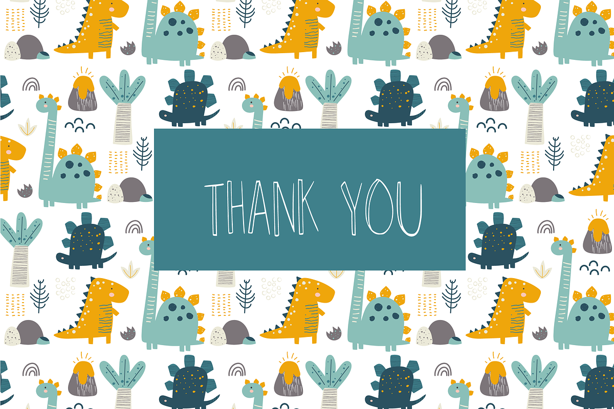 Dino fun paper, a Pattern Graphic by Poppymoondesign (Photo 3 of 3)