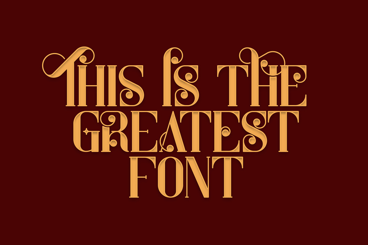 Kompot - This is the Greatest Font, a Font by VP Fonts (Photo 8 of 12)