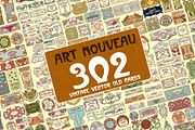 Covers Art Nouveau - giga set, a Decorative Illustration by Stanislav Kharchevskyi (Thumbnail 9 of 11)