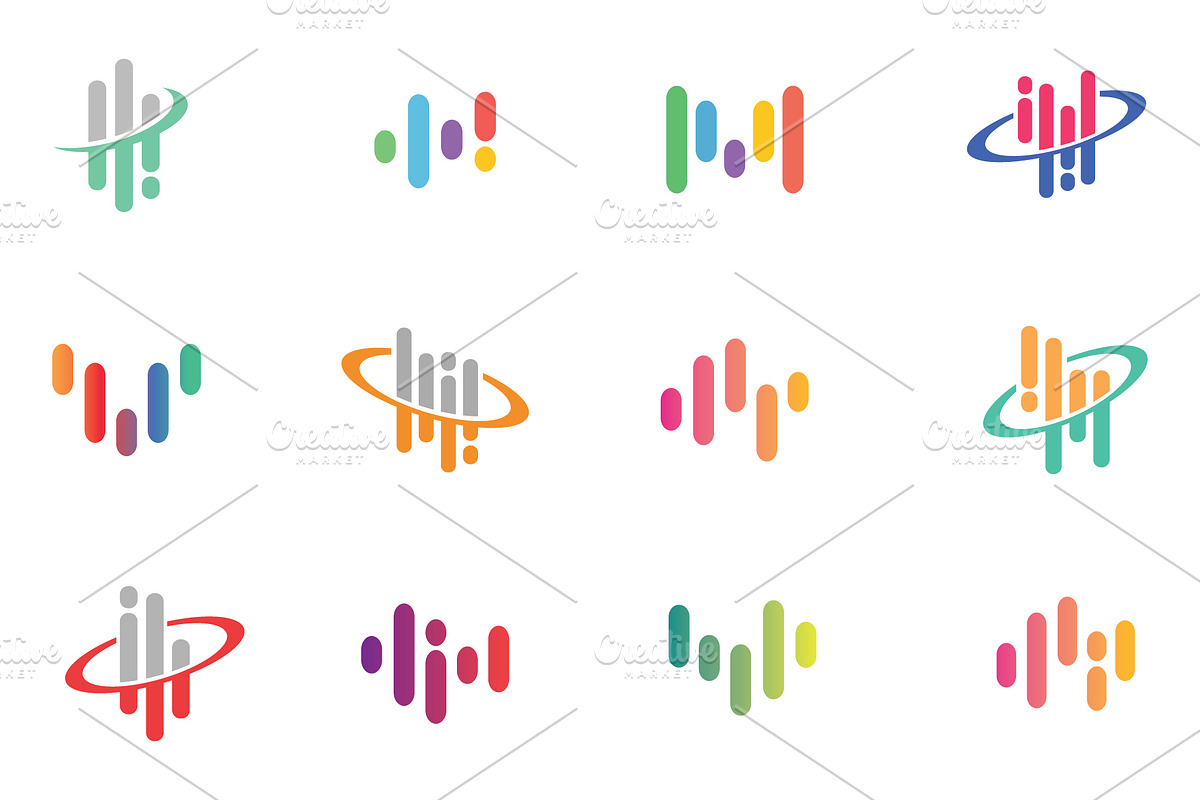 Creative Audio Wave Symbol, a Branding & Logo Template by Toko Pak Sabar