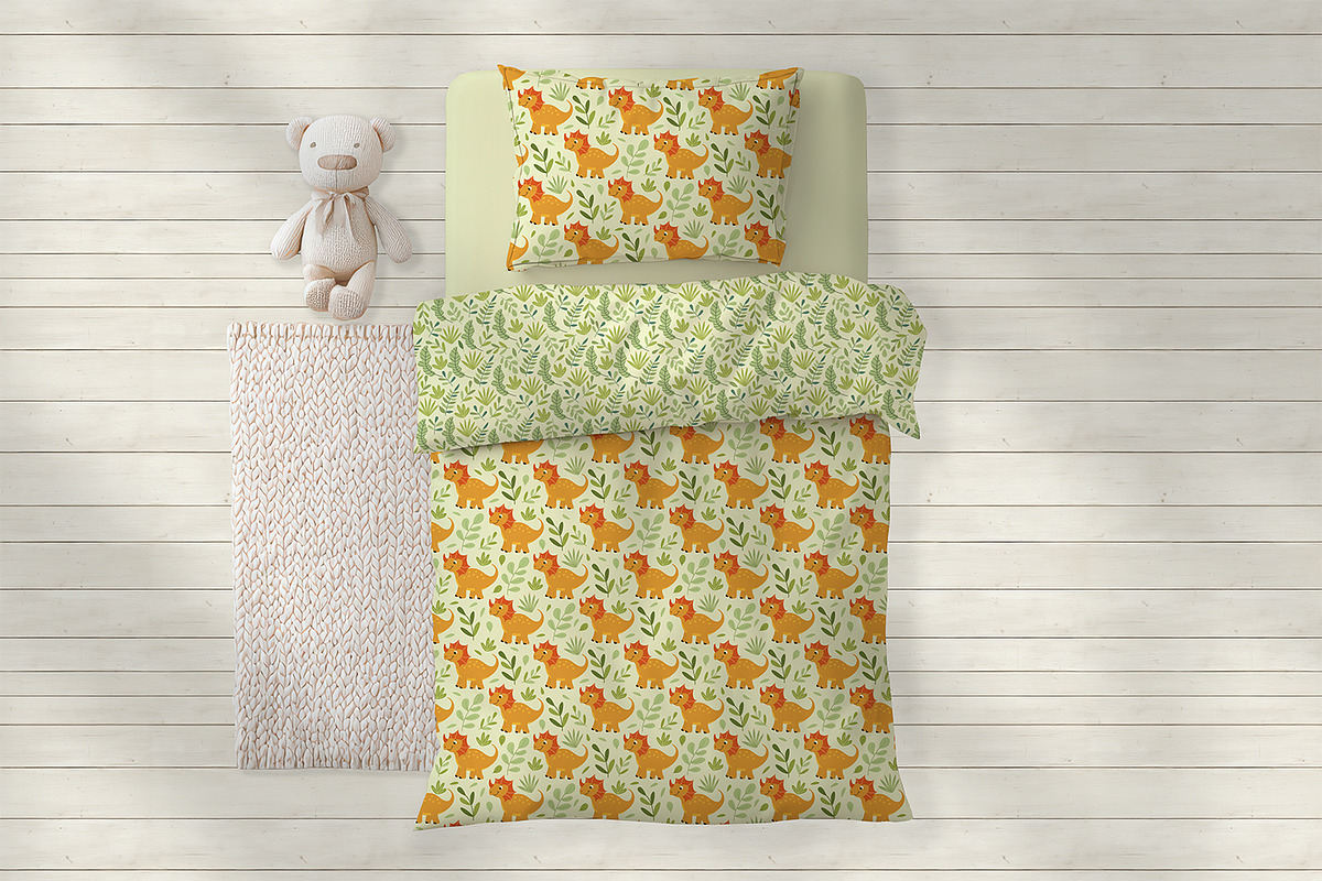Kid Bedding Mockup PSD, an Apparel Mockup by Anna Druzhkova (Photo 5 of 7)