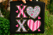XOXO Valentine Day Heart Brushstroke, an Illustration by Libby Wishes (Thumbnail 1 of 8)