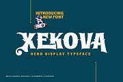 Xekova – Display Hero Font, a Serif Font by productype1 (Thumbnail 1 of 12)