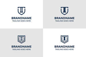 Letter T Shield Luxury Logo Set, a Branding & Logo Template by Pray Art Design Studio