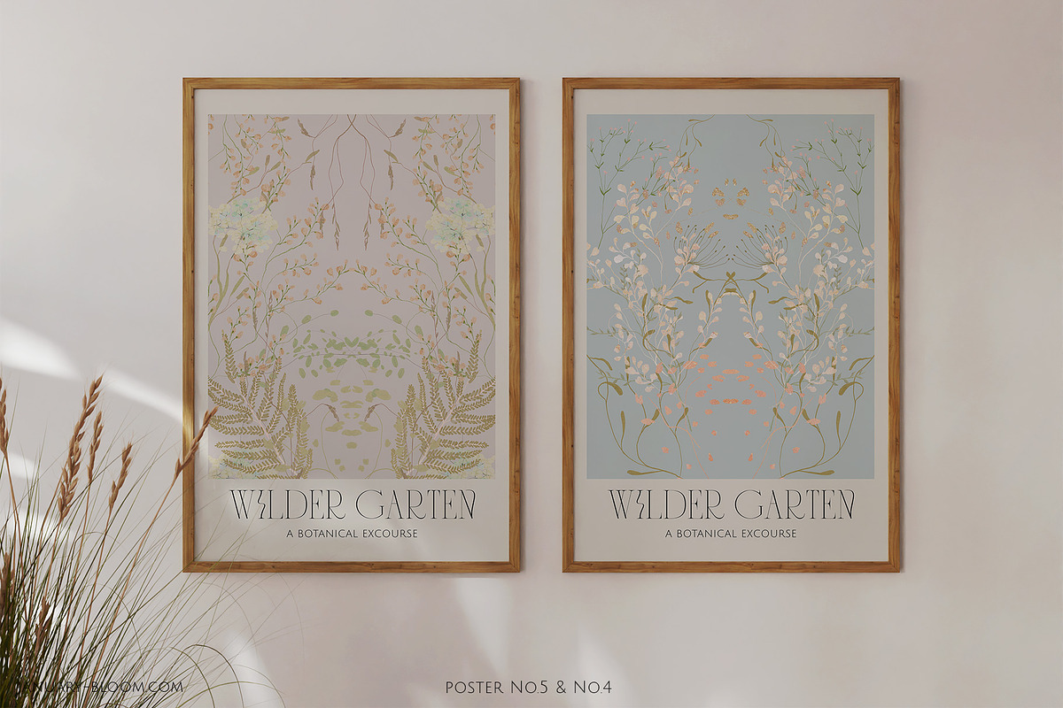 WILDER GARTEN delicate whimsy floral, a Decorative Illustration by January Bloom (Photo 10 of 27)