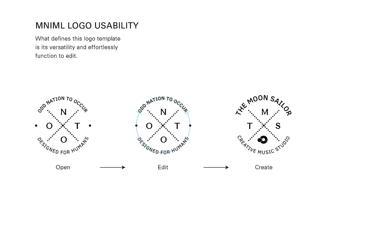 40 MNIML LOGOS | Free Fonts Included, a Branding & Logo Template by Modus Prime (Photo 3 of 8)