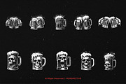 10 Bundle Dark Art Beer Mug Skull, an Illustration by Morspective (Thumbnail 6 of 7)