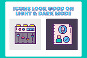 90 Podcasts Icon Set Icons, a Solid Icon by Flat Icons (Thumbnail 7 of 7)