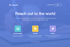Launcht Landing Page