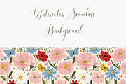 Seamless Cottage Garden Pattern, a Pattern Graphic by Pati Charm Studio (Thumbnail 3 of 6)