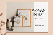 One Line Art Woman Boho, a Person Illustration by velychko.ua (Thumbnail 1 of 8)