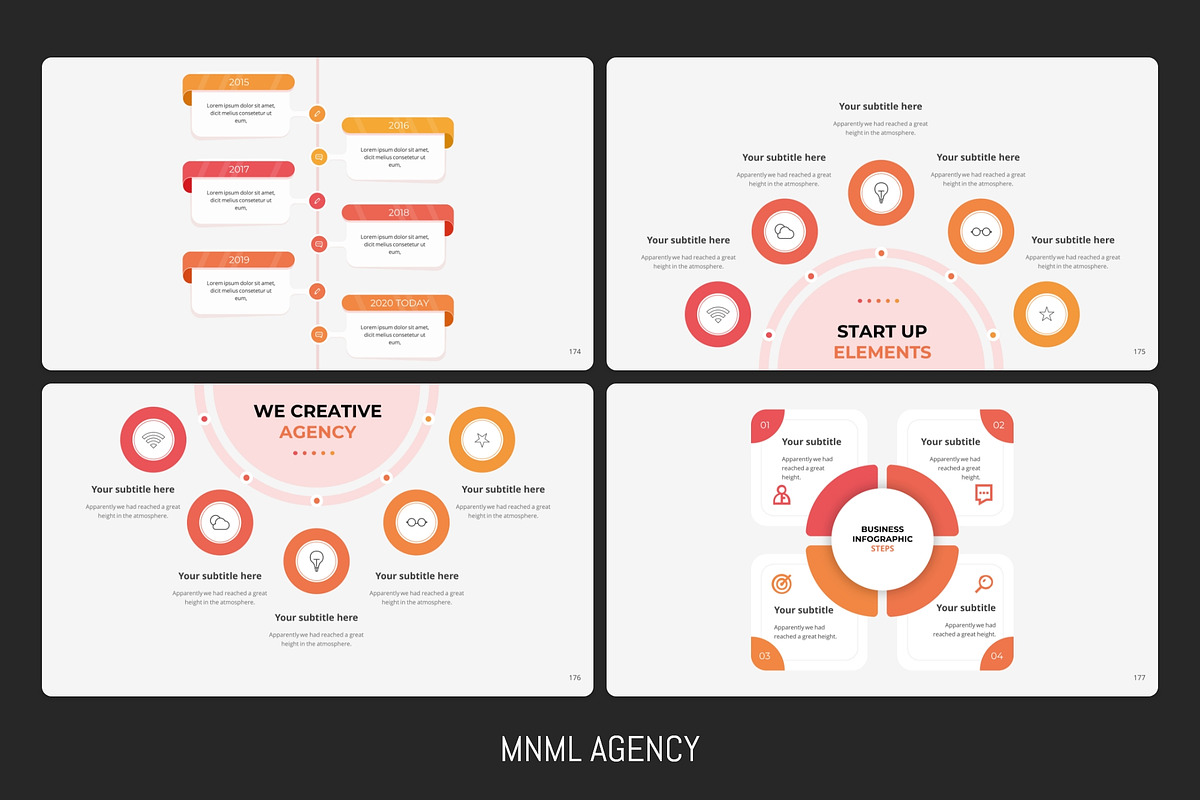 Massive Infographic Template, a Presentation Template by MNML Agency (Photo 47 of 63)
