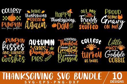 Thanksgiving SVG Bundle