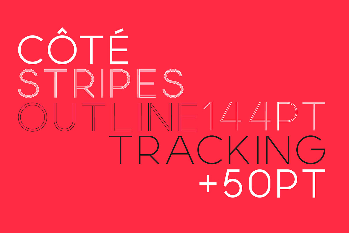 Côté - Typeface, a Sans Serif Font by Studio Bayley (Photo 9 of 9)