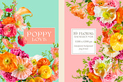 Poppy Love Floral Clip Art, an Object Graphic by Eclectic Anthology (Thumbnail 7 of 18)