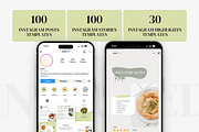 Minimal Food Canva Instagram Set, a Social Media Template by VeliusCreativeStudio (Thumbnail 2 of 10)