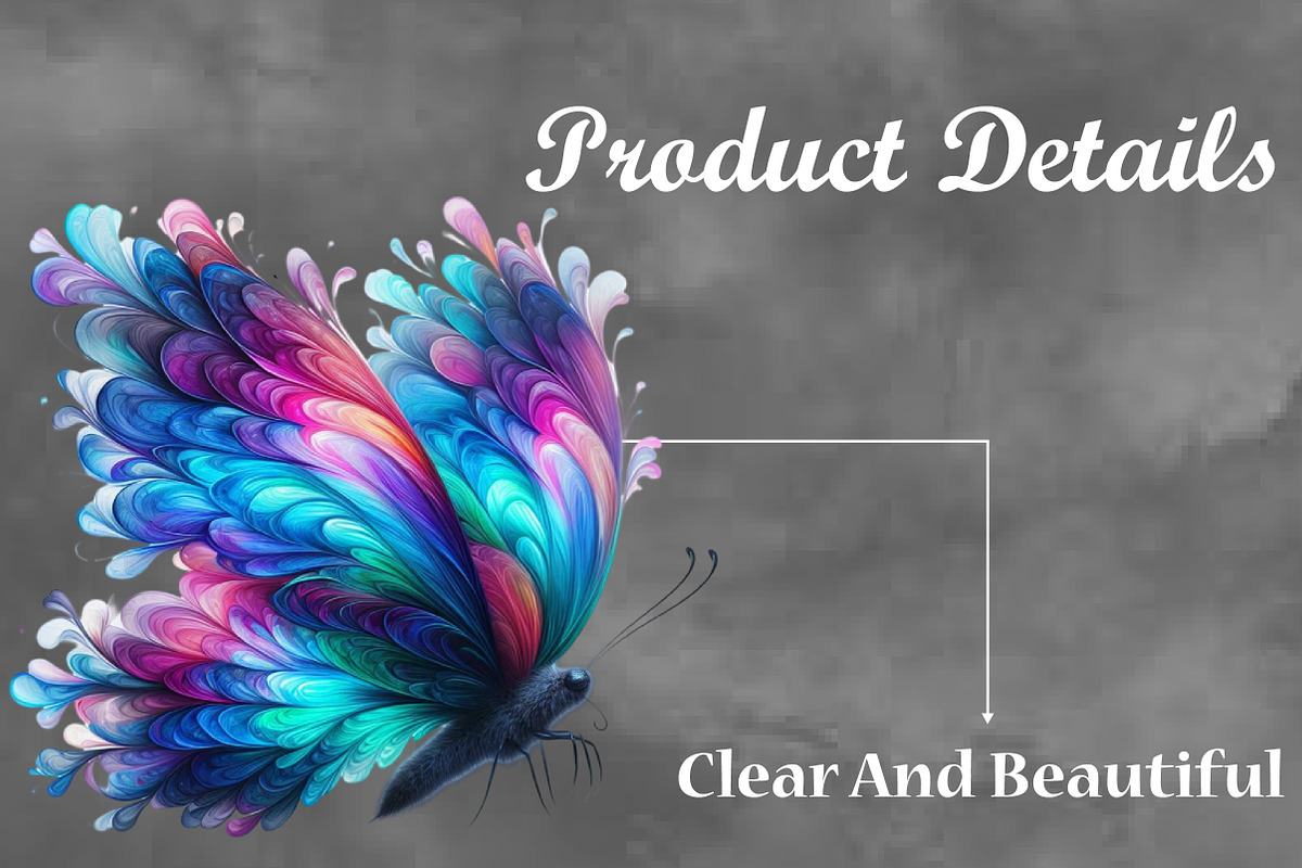 Cute Colorful Butterfly PNG Clipart, a Seasonal Illustration by Craft Nest (Photo 5 of 6)