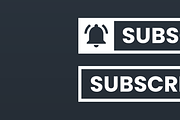 YouTube Subscribe Button icon, a Graphic by Vaughn Studios (Thumbnail 5 of 6)