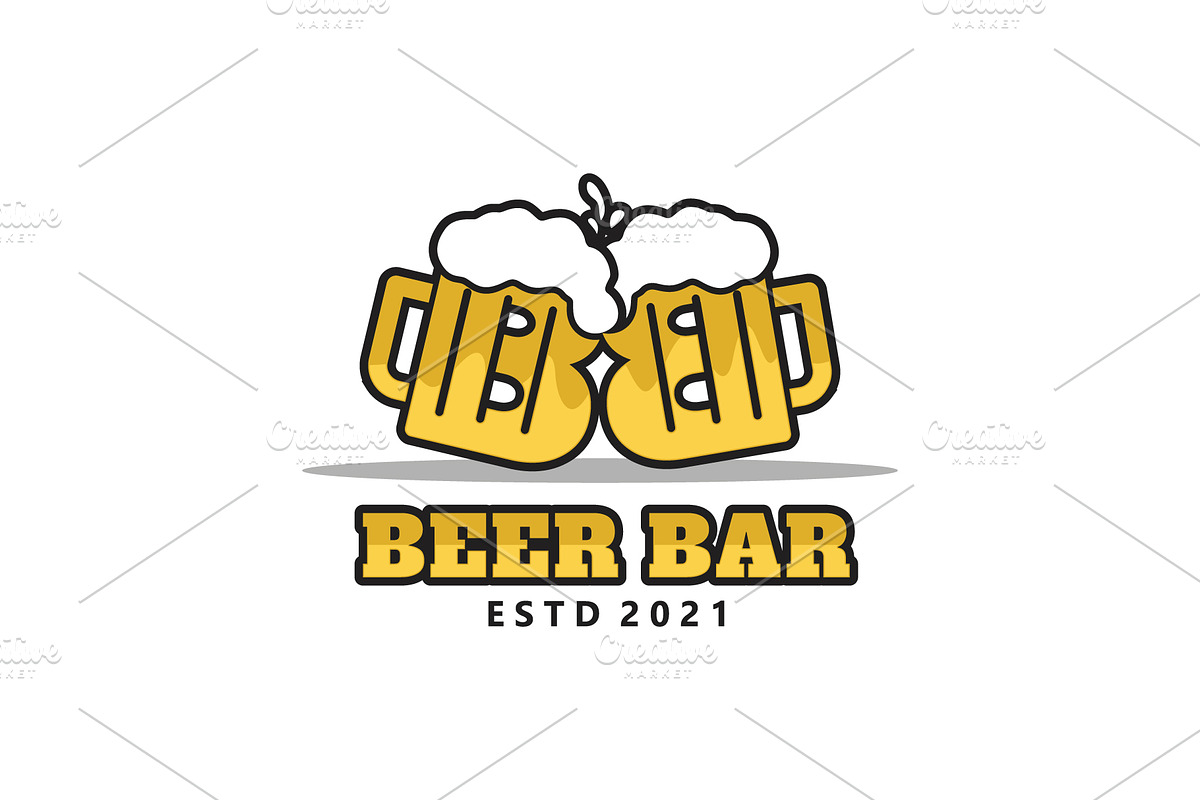 Beer Bar Logo, a Branding & Logo Template by Atlantis X Nurman Arbai (Photo 1 of 2)