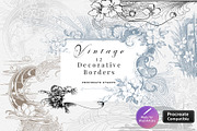 Procreate Decorative Borders, a Brush Add-On by AW Studios (Thumbnail 1 of 7)