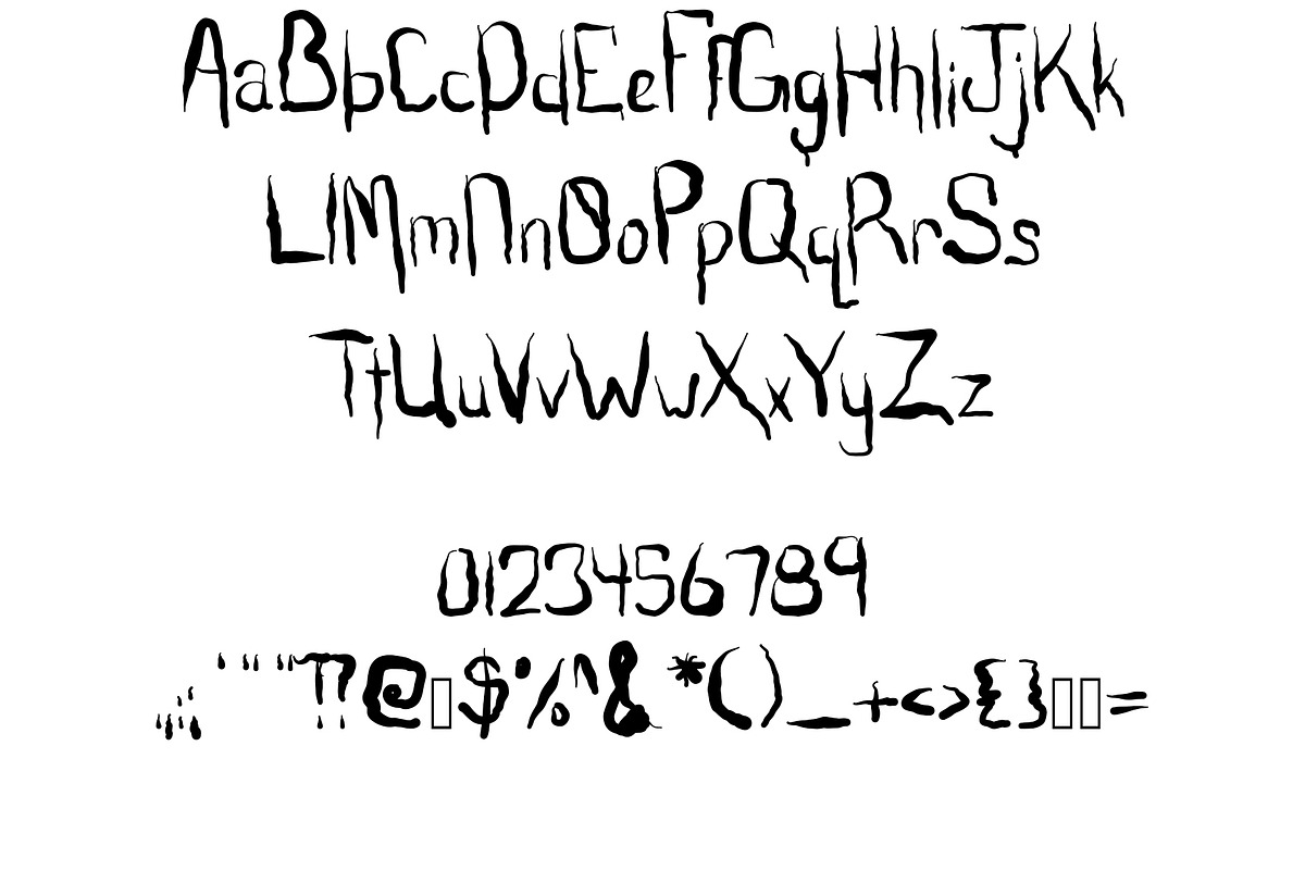 Font Horror Flick Creepy Halloween, a Script Font by PageLightStudios (Photo 3 of 5)
