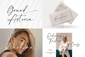 Calligraphy Font Bundle Voll II