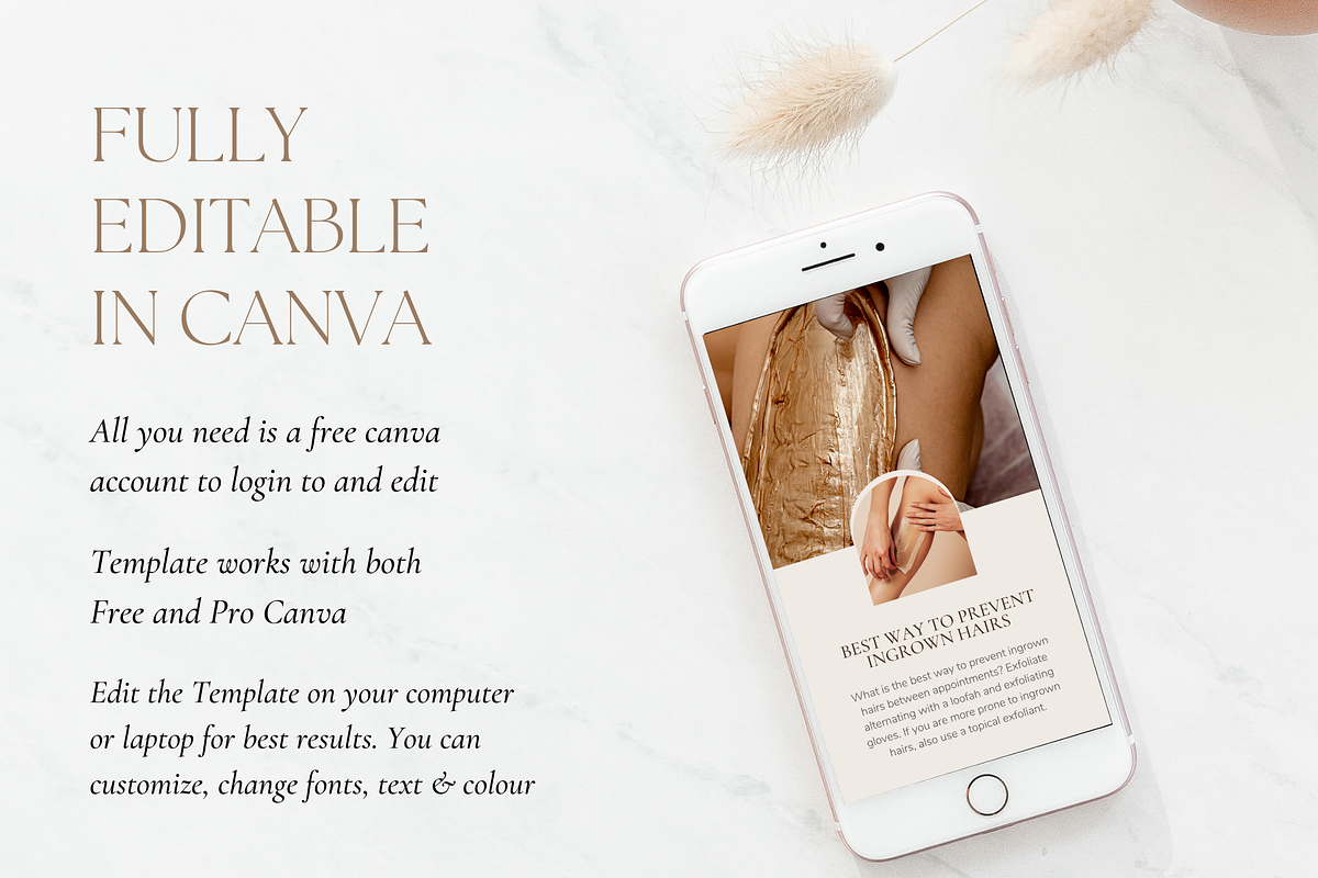 Waxing Instagram Templates, a Social Media Template by Design Lush Studio (Photo 5 of 8)