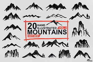 Hand Illustrated Mountain Vol. 2