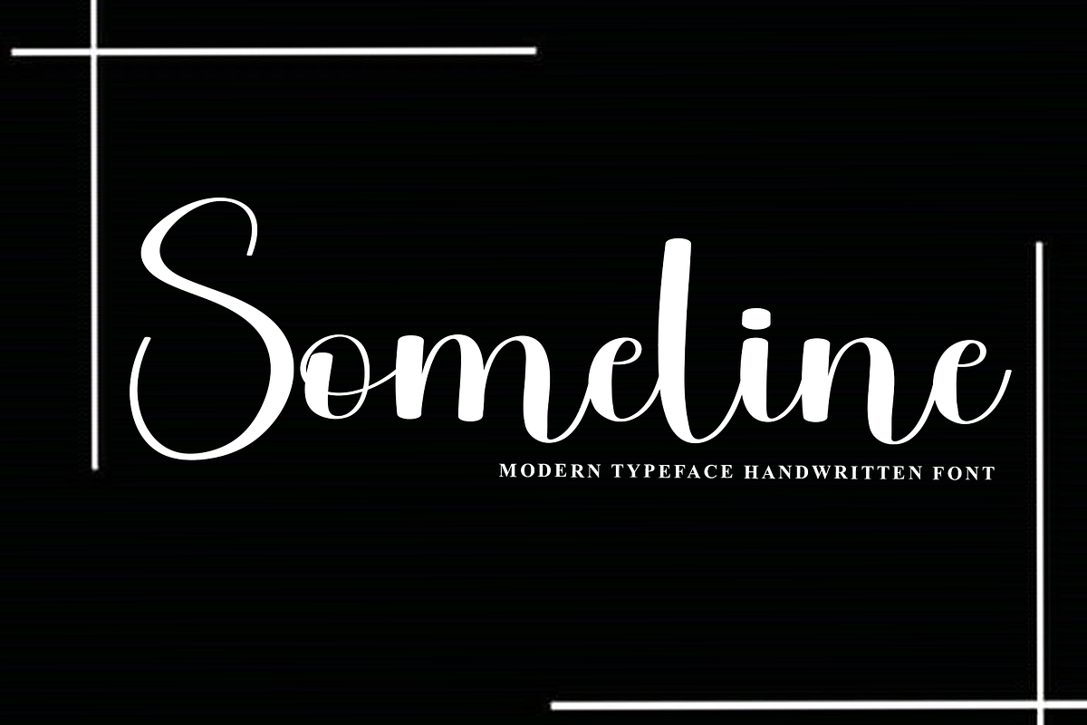 Someline, a Handwritten Font by InermediaSTUDIO (Photo 1 of 8)