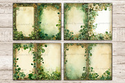 St. Patrick's Day Junk Journal Paper, a Decorative Illustration by GlamArtZhanna (Thumbnail 1 of 10)