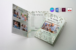 Funeral Program Template, an Invitation Template by Mazharul Islam