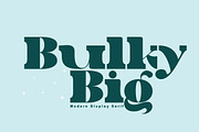 Bulky Big, a Slab Serif Font by Bramcreative (Thumbnail 1 of 8)