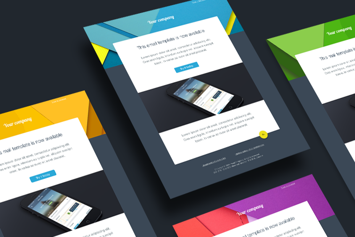Simple material Sketch mail template, an Email Template by Orizon Design (Photo 1 of 3)