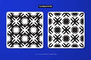 Modern Geometric Tile Pattern Set, a Pattern Graphic by Sundaylab