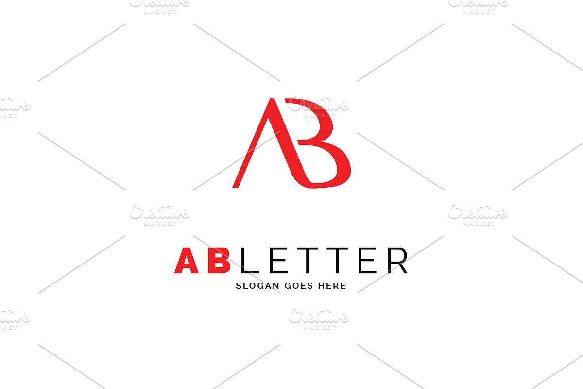 Initial Letter AB Logo Template, a Branding & Logo Template by mesuka (Photo 2 of 2)
