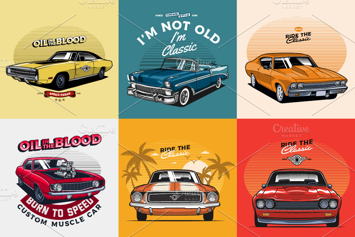 Ultimate Cars Collection, a Transportation Illustration by The BolzStudio (Photo 7 of 50)