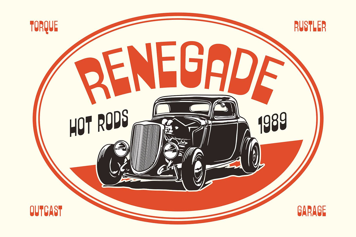 Robelous - Vintage Style, a Sans Serif Font by Arterfak Project (Photo 10 of 11)