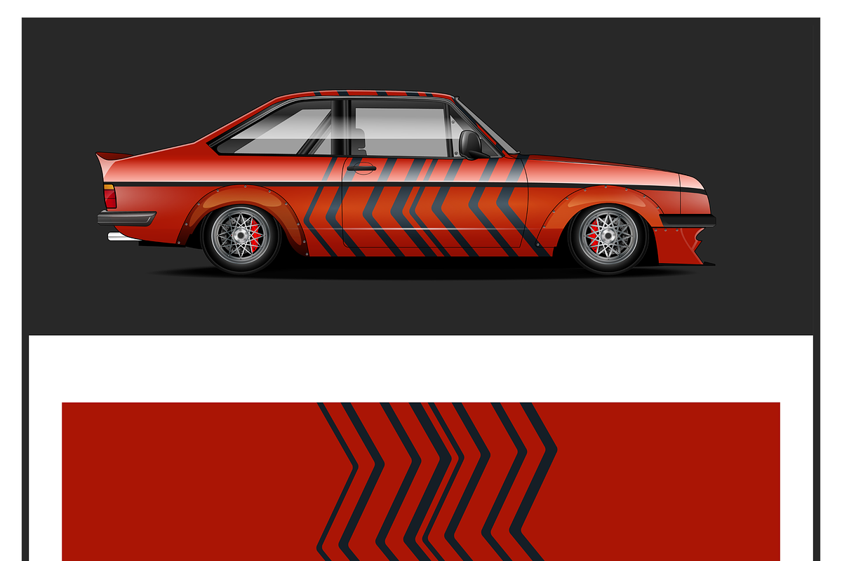 Stylish Car Artwork Bundle, an Object Illustration by CarWrap design (Photo 3 of 4)
