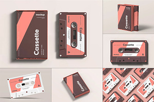 Cassette Mock-up, a Product Mockup by zippypixelstudio