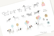 Best dog ever - cute cartoon dogs, an Animal Illustration by Barkova Nadya (Thumbnail 6 of 7)